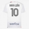 Camiseta de fútbol AC Milan Rafael Leao 10 Segunda Equipación 23-24 - Hombre